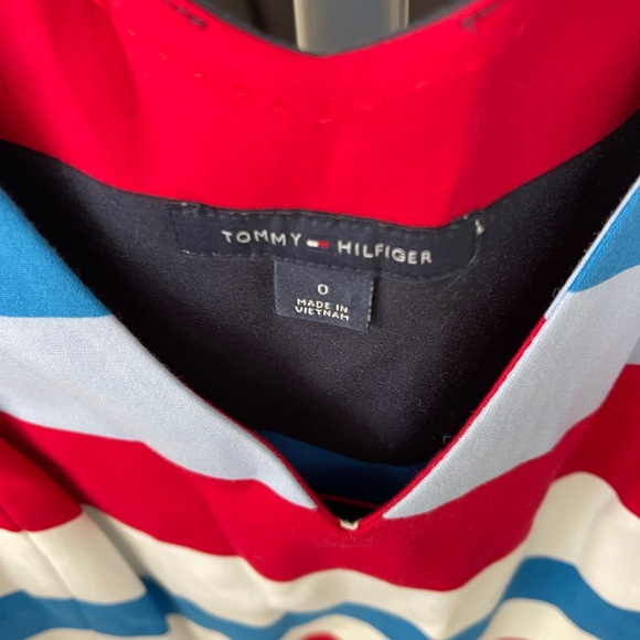 Tommy Hilfiger Red, Blue, and White Striped Dress - Picture 2 of 5